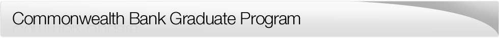 Commonwealth Bank Graduate Program