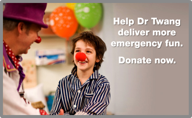 Support the clown doctors