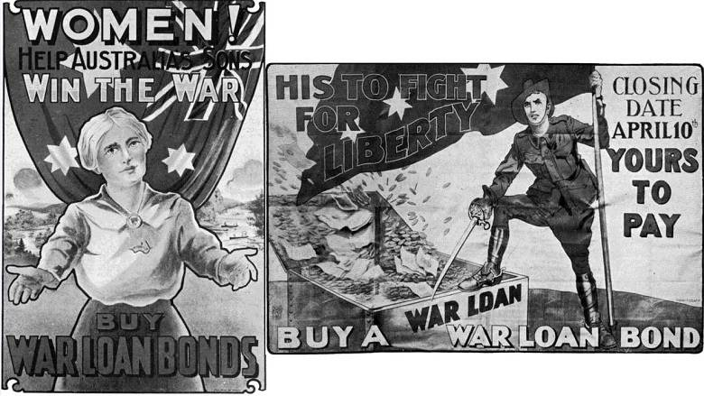 posters for war bonds