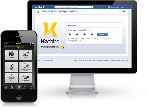 CommBank Kaching for Facebook