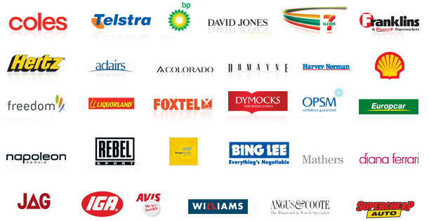 Eligible stores logos