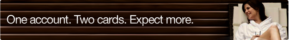 One account. Two cards. Expect more.