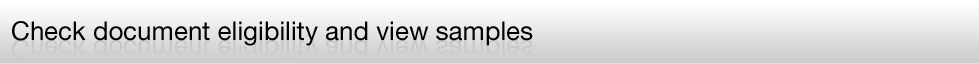 Check document eligibility and view samples