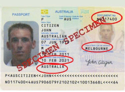 Passport sample