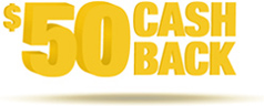$50 Cash back