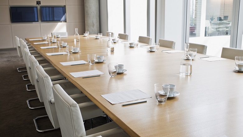 boardroom chairs and table