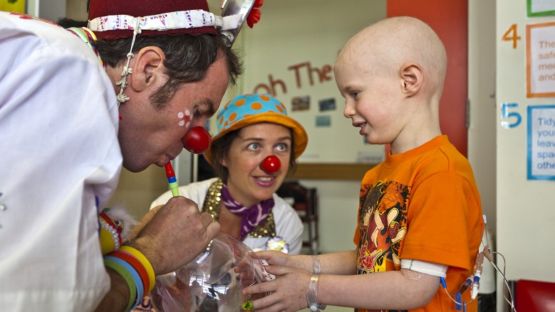 Clown Doctor with kid