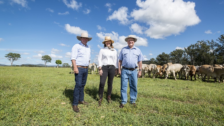 Australian farmers in field