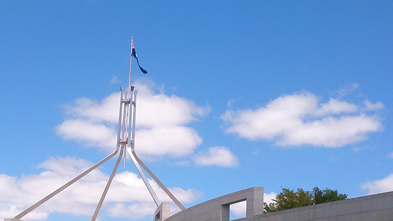 Parliament House in Canberra