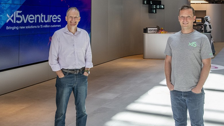 x15ventures' non-executive, independent Chairman, Ben Heap (left) and x15ventures' Managing Director, Toby Norton-Smith (Right) (Photo by Nic Long)
