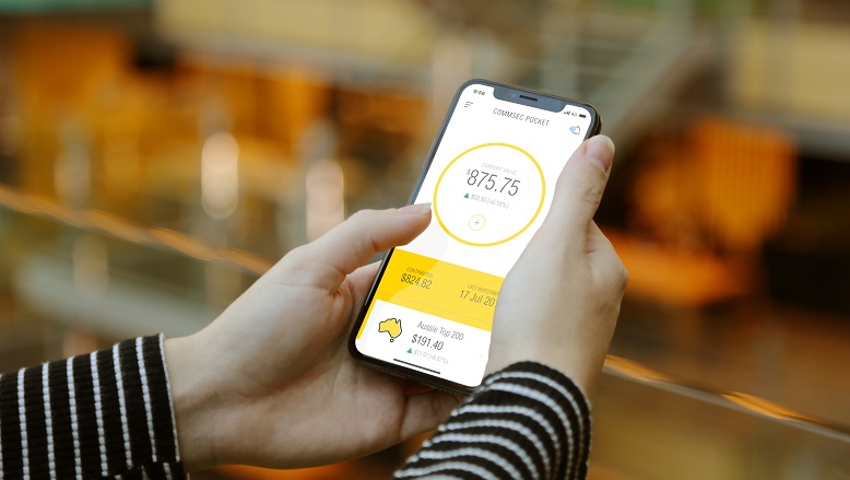 CommSec app in CommBank App