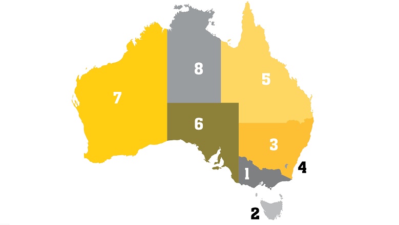 Map of Australia
