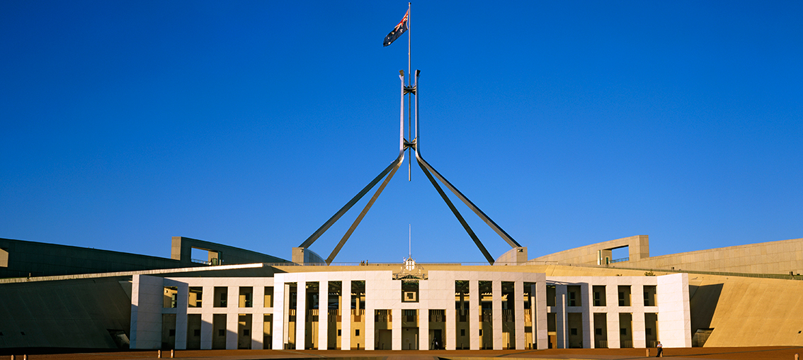 Parliament House in Canberra