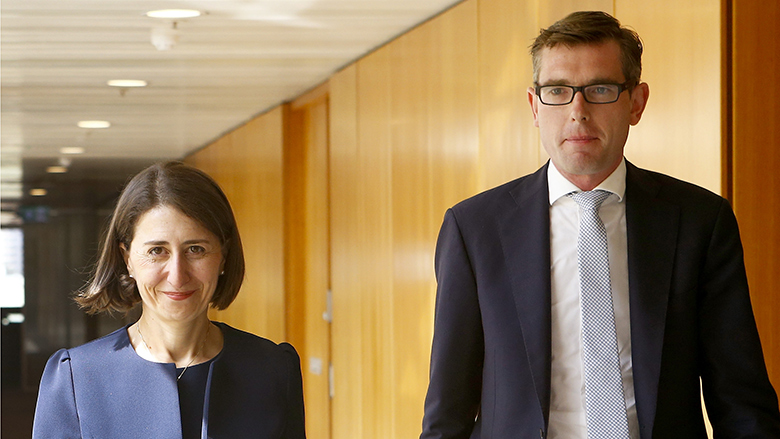 NSW Premier Gladys Berejiklian and Treasurer Dominic Perrottet