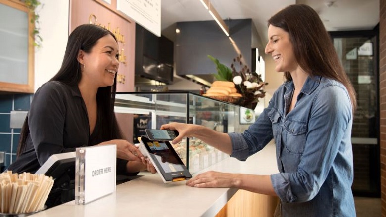 Tina Do's customers use contactless payment options