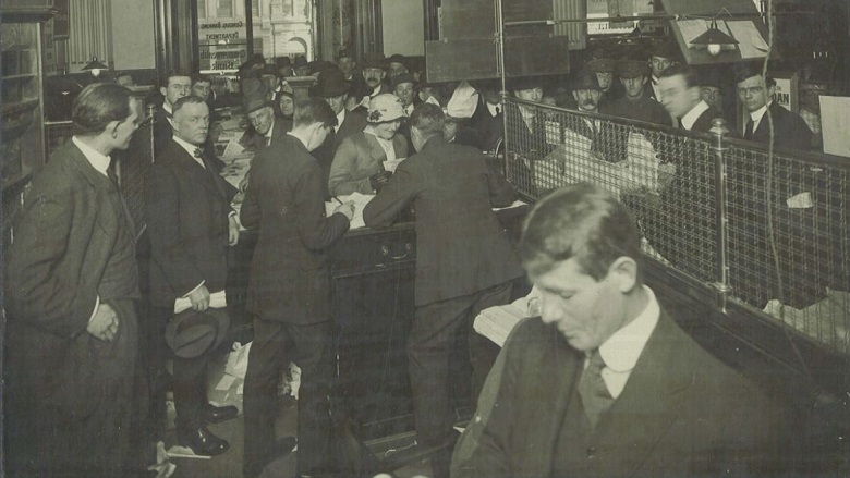 CBA customers buying war bonds