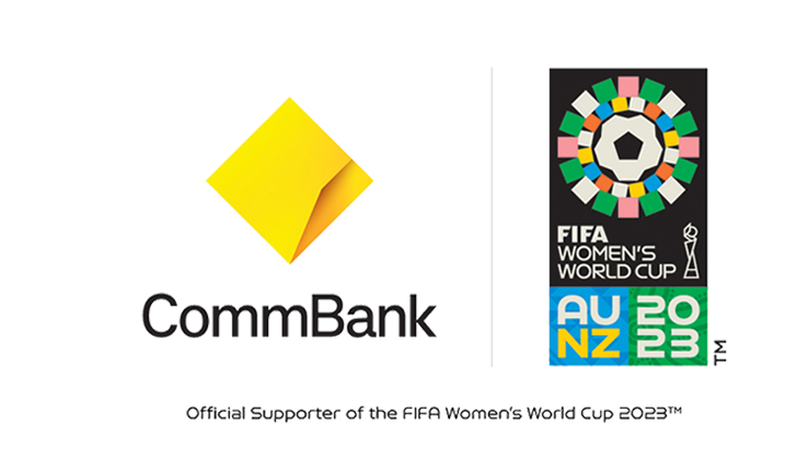 Logo's: CommBank and FIFA Women's World Cup 2023