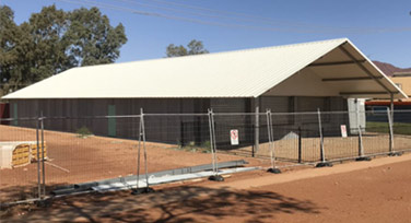 The new Amata shed