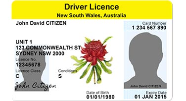 Driving licence image