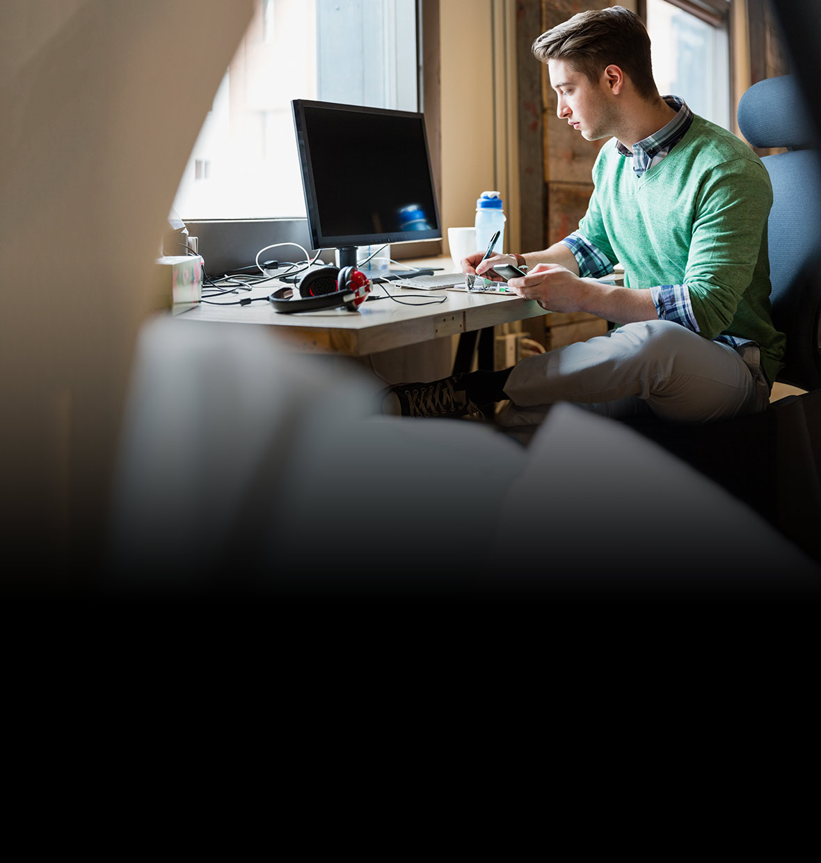 Man on laptop