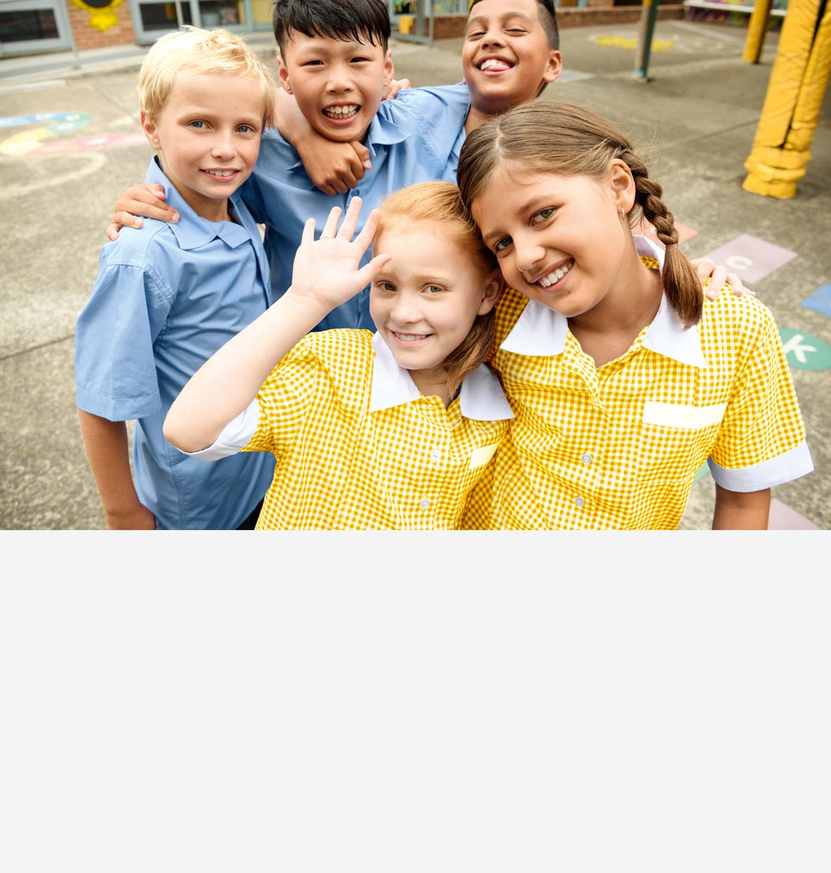 Children in a classroom