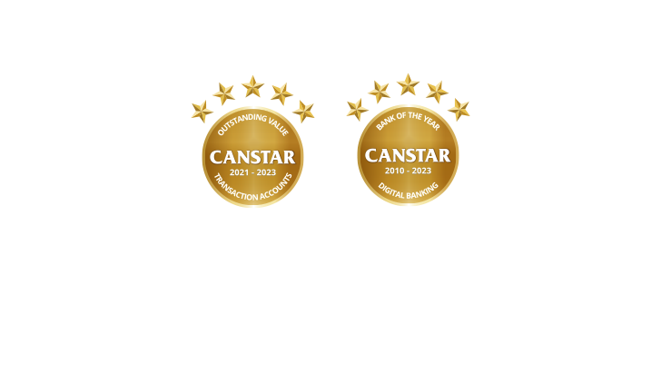 Canstar and Forrester award logos