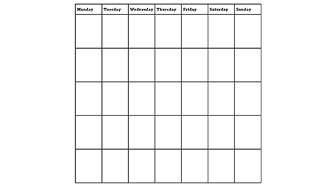 Calendar planner