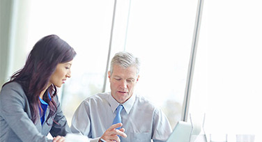A legal team in office