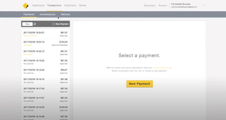 Screenshot of the CommBank Simplify payments screen