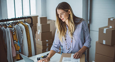 Businesswoman at work