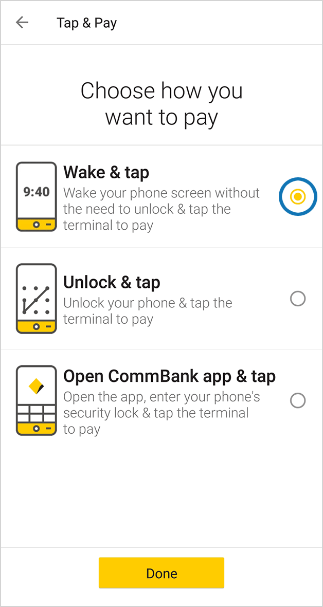 Tap and Pay CommBank