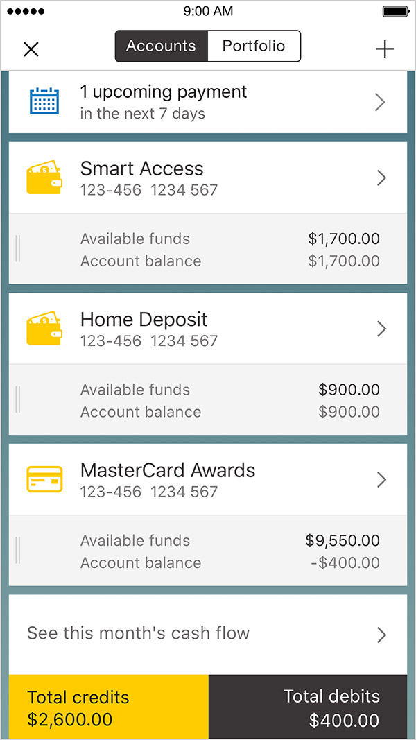 Cash Flow View - Track income, spending, saving in the ...