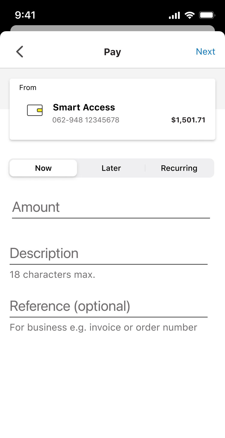 How do I transfer money?