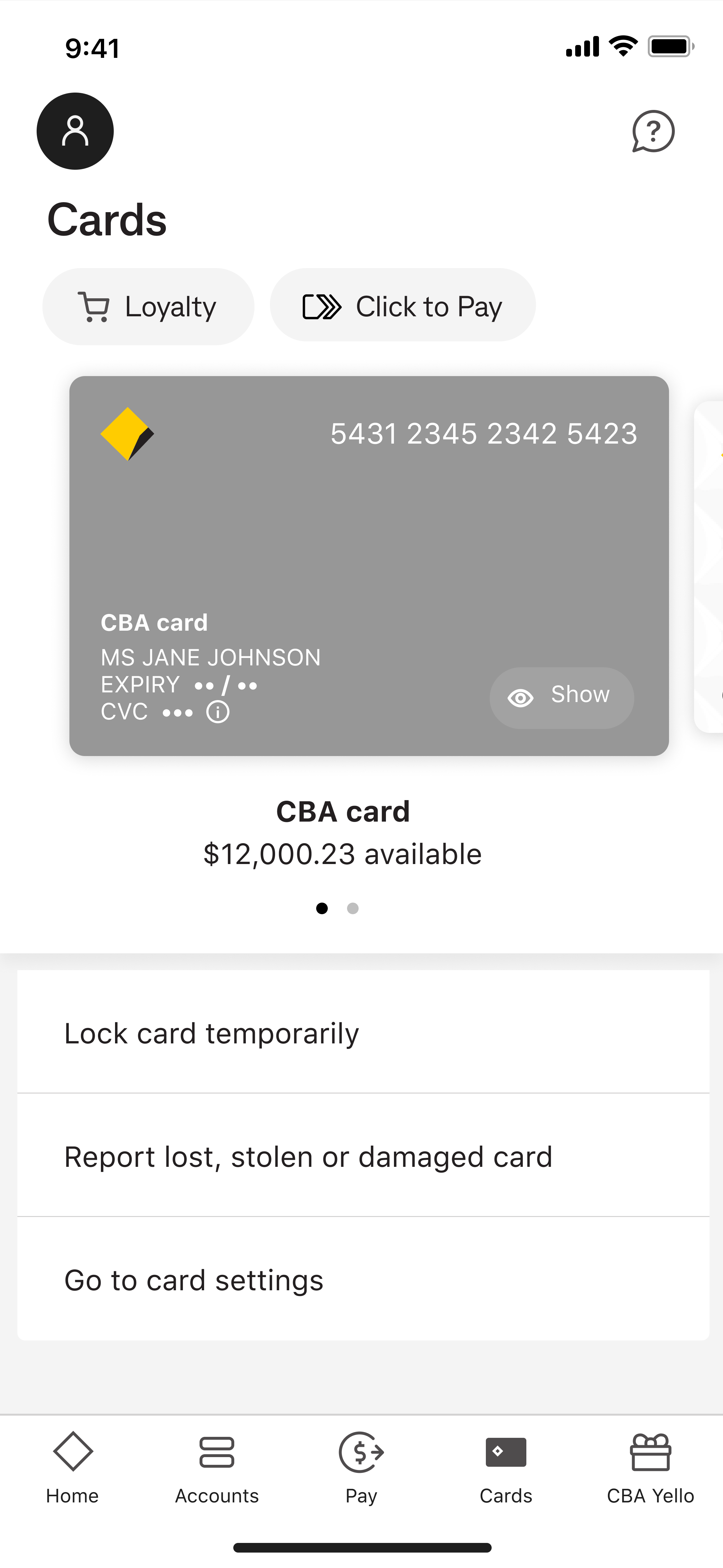 Click to Pay CommBank