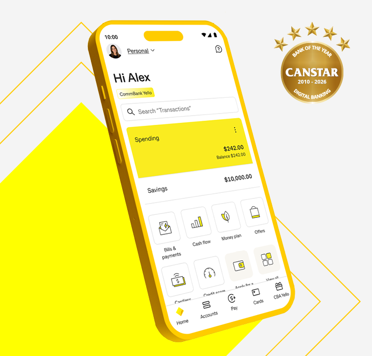 Banking on the CommBank app