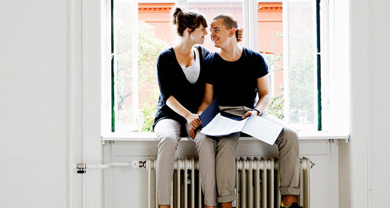 couple at home