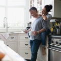 couple in the kitchen