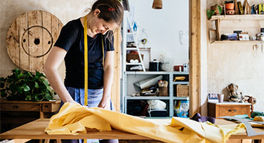 A tailor at work