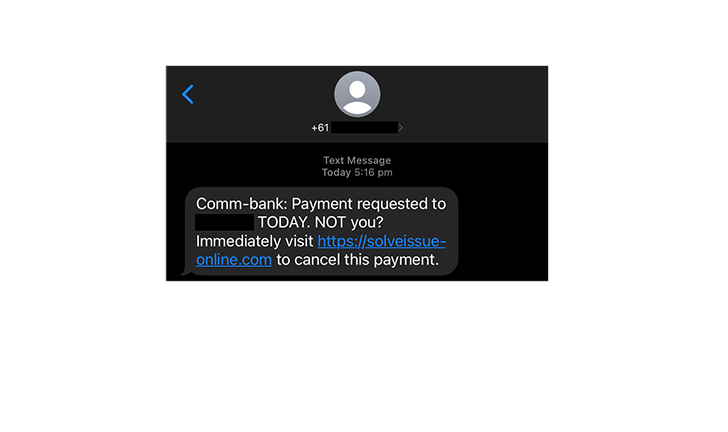 Scam: "Payment not received"