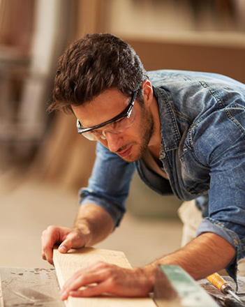 Carpenter working