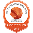 Most attractive employers Australia - Universum 2016 badge - Graduate Program