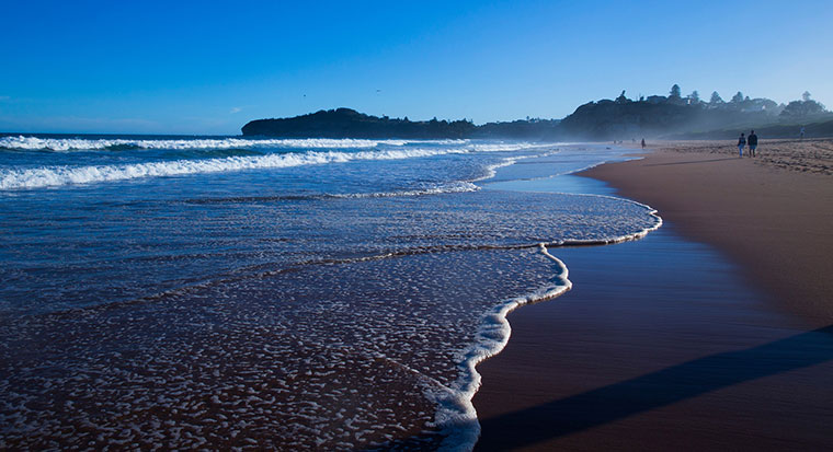 Lifestyle shot of beach