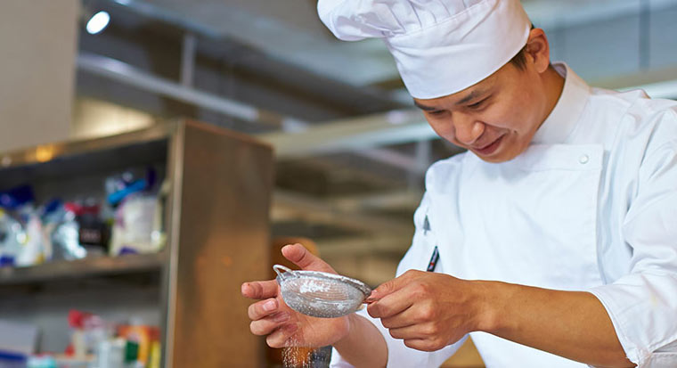 Image of chef in kitchen