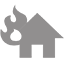 Home fire icon