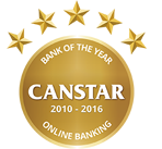 Canstar bank of the year online banking 2016