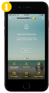 Tap on View accounts and log in