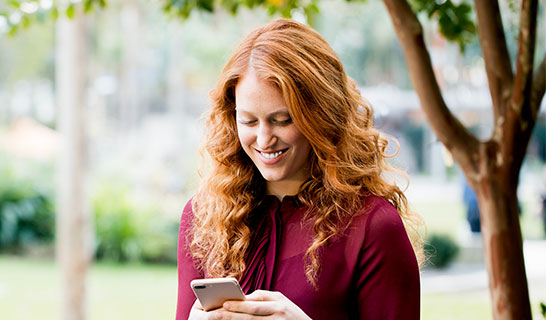 girl with red hair