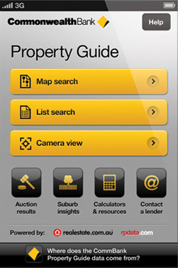 commbank app loan property guide loans