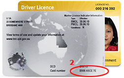 Drivers licence card number qld Drivers licence card number qld