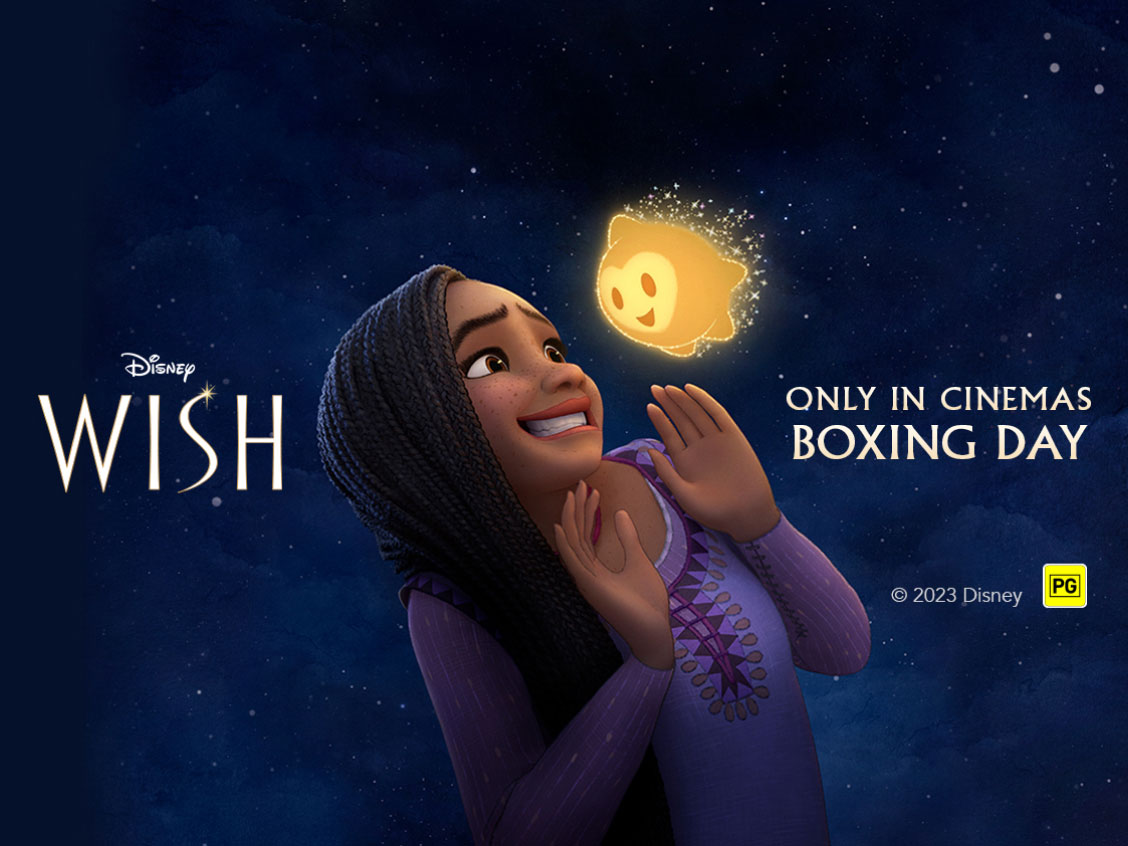 Disney Wish. Only in cinemas Boxing Day.